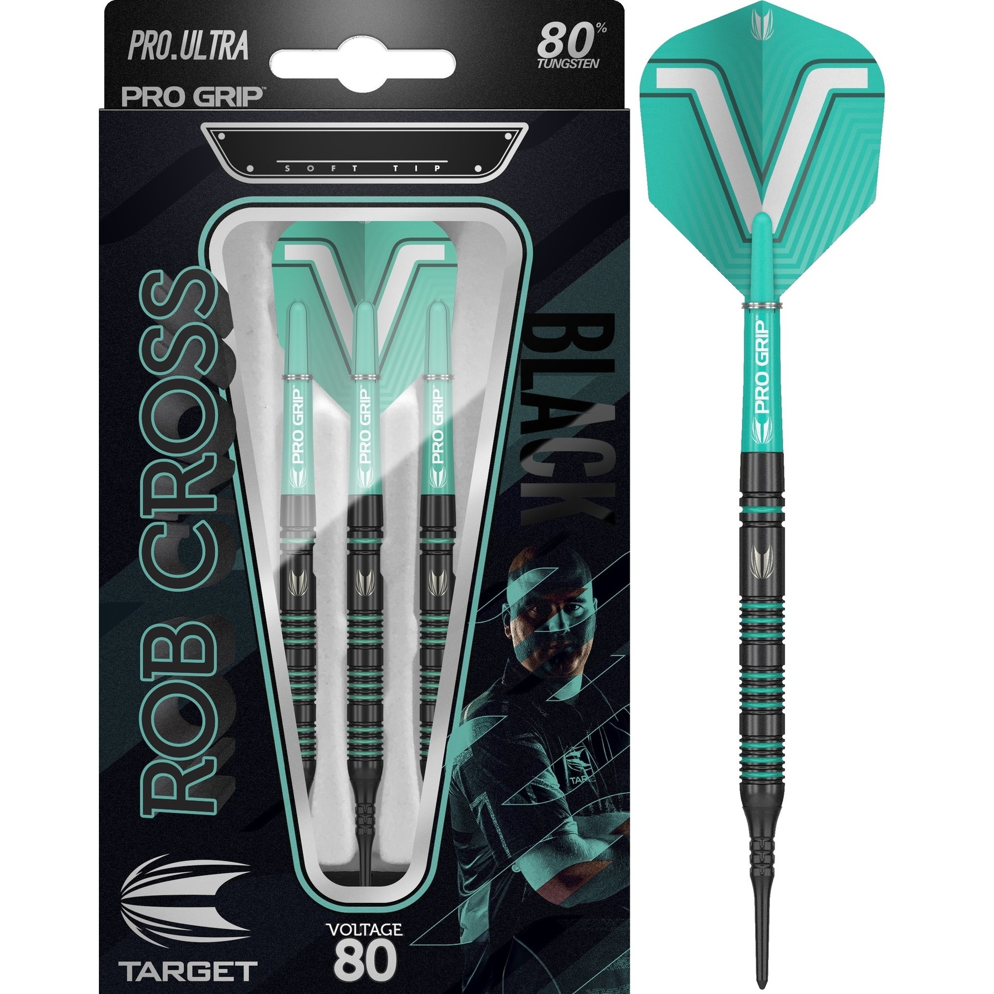 Rob Cross Black - Softdart