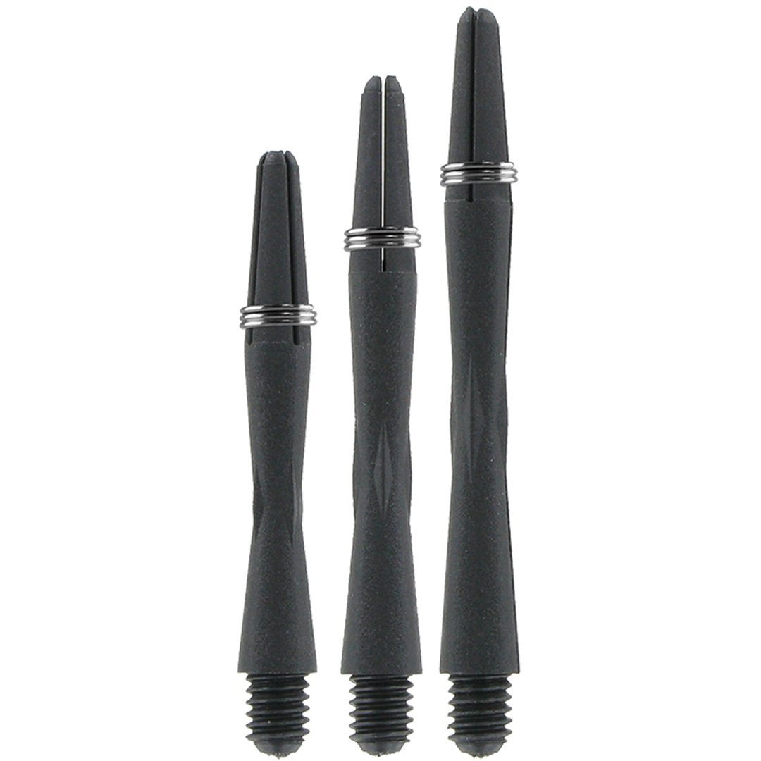 Bull's NL Carboni Shafts + Federring - Black