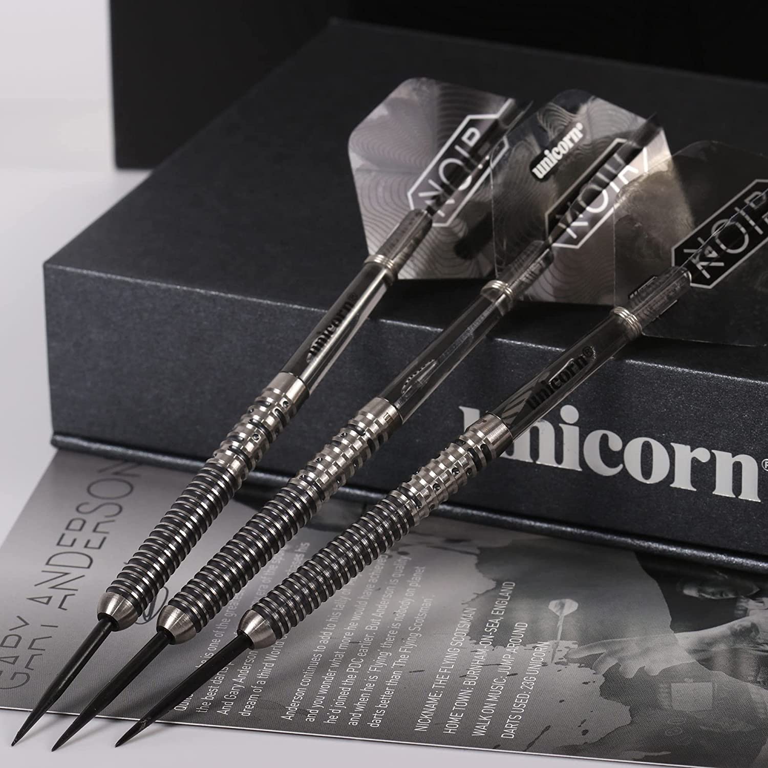Gary Anderson Phase 5 World Champion NOIR Unicorn - Steeldart