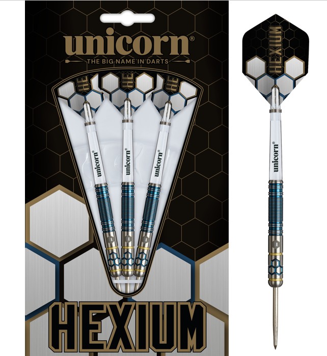 Unicorn Hexium 2 Blue Gold 90% Tungsten - Steeldart