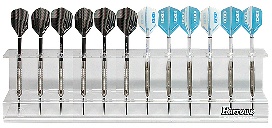 Harrows Acryl Display Stand - Dart-Ständer für 12 Darts