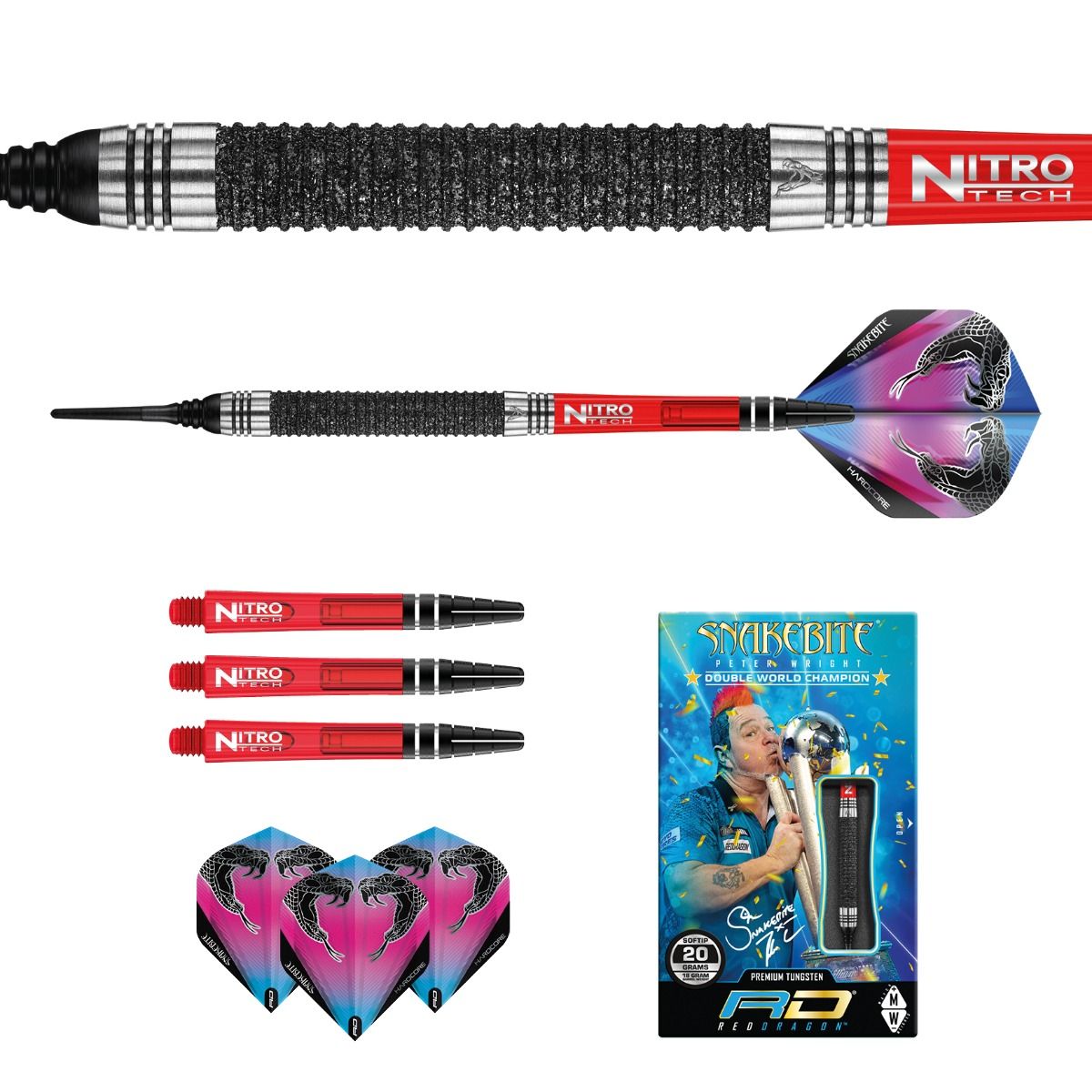 Peter Wright Snakebite Melbourne Masters Edition - Softdart