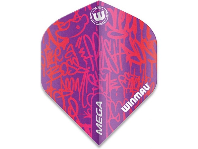 Mega Standard Winmau Flight - Pink & Purple
