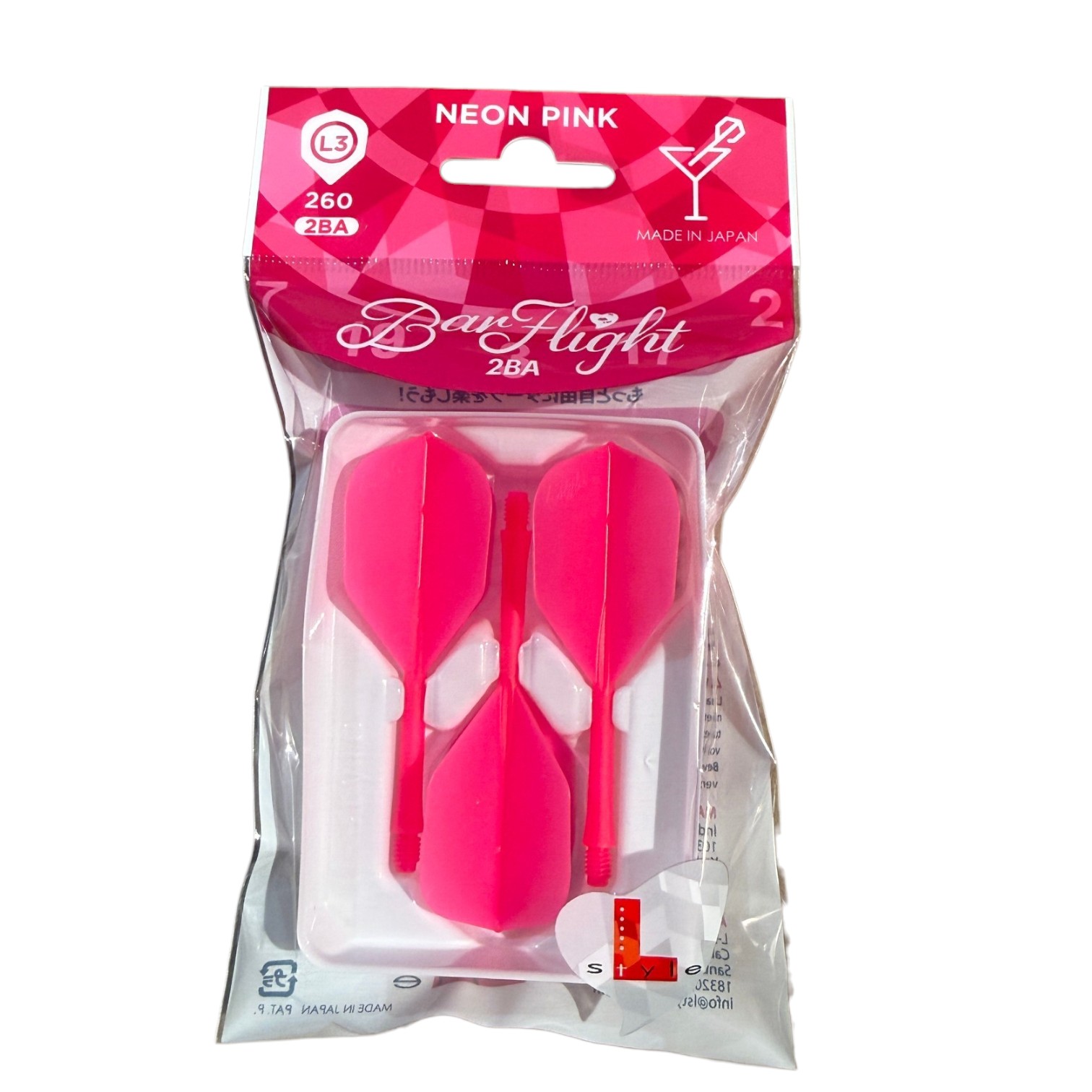 L-Style BarFlight 2BA - L3 Shape - Neon Pink