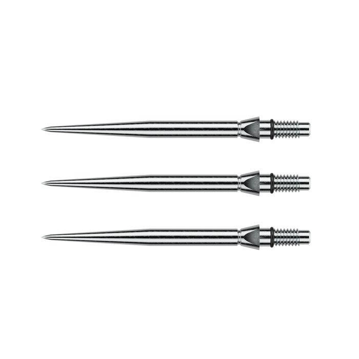 Winmau Switch Point Smooth - Wechselspitzen Silber