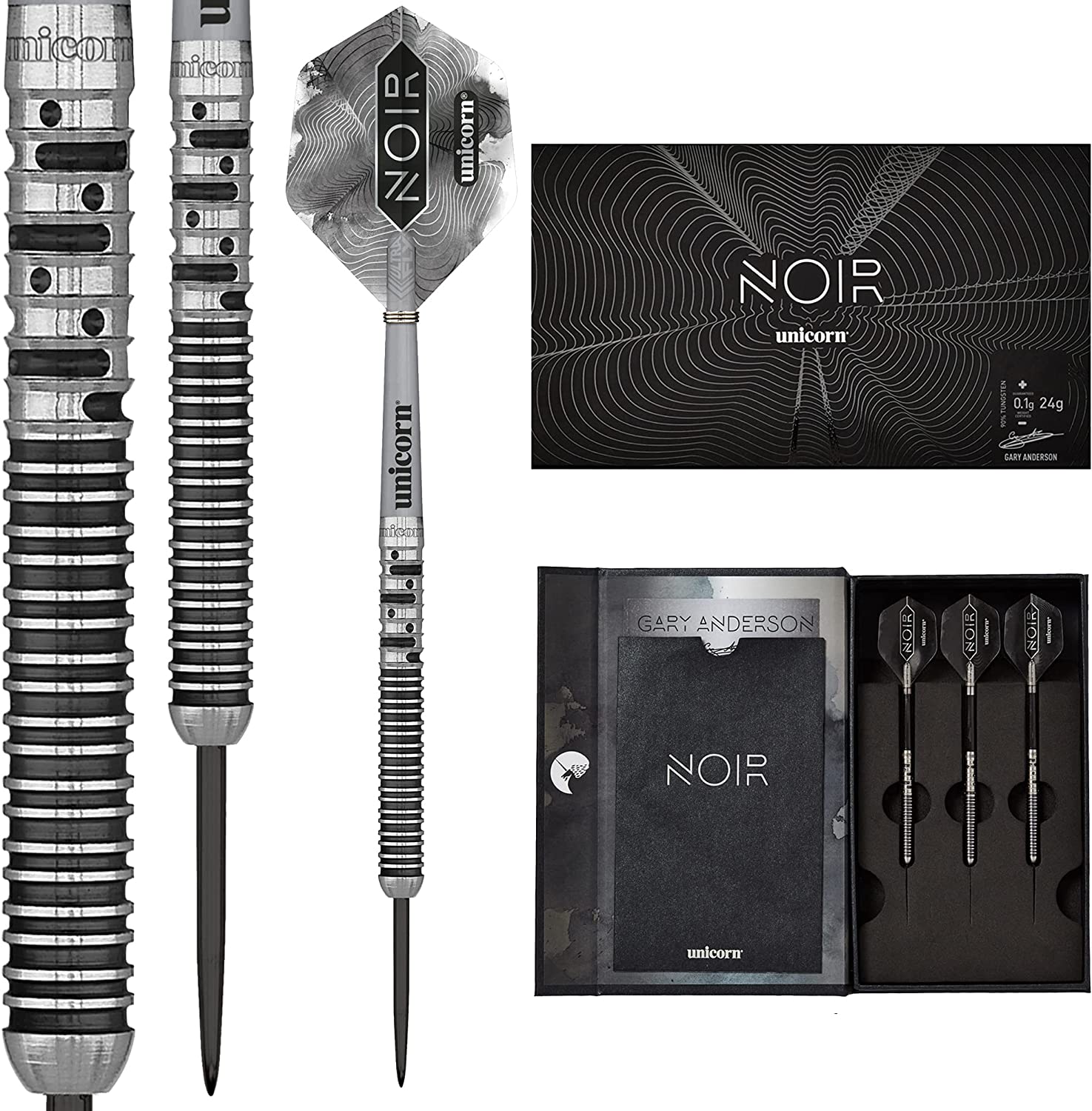 Gary Anderson Phase 5 World Champion NOIR Unicorn - Steeldart
