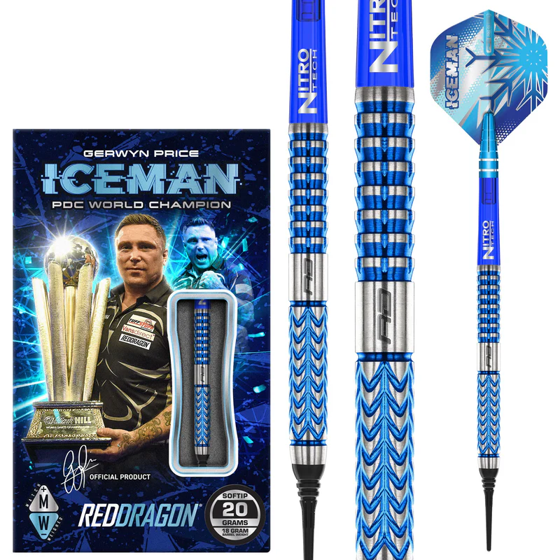 Gerwyn Price Glacier RedDragon - Softdart