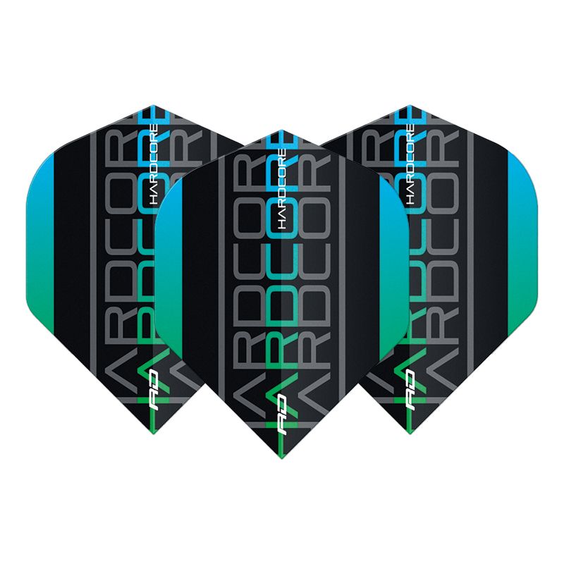 Hardcore XT Triple Flights RedDragon - Green