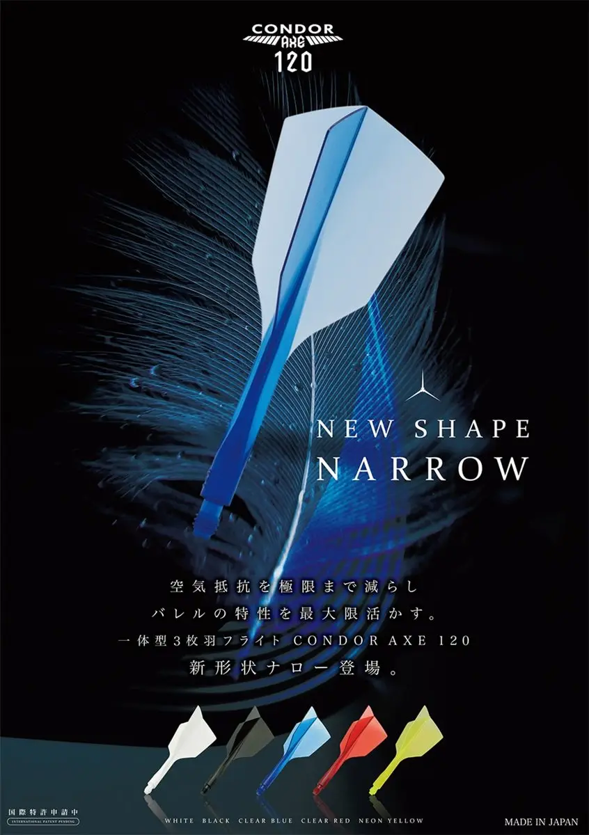 Axe - System 120 Narrow - Condor Flight - Clear Blue