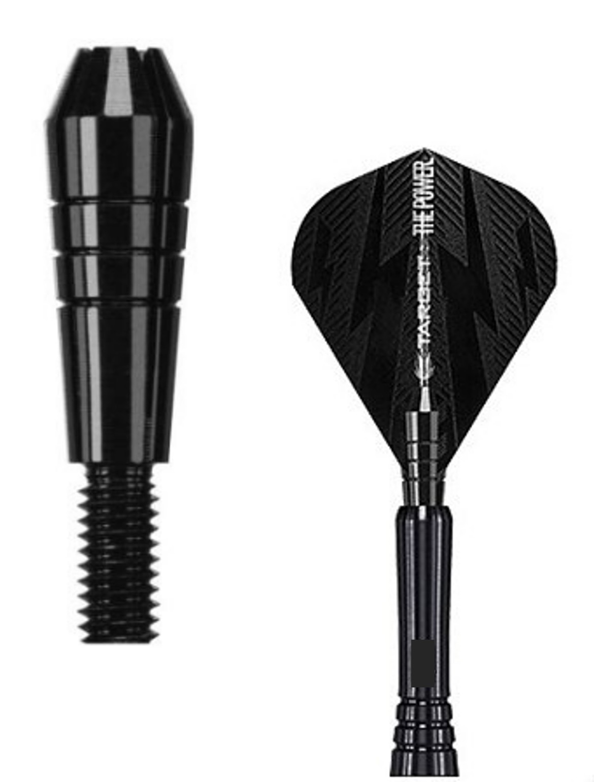 Power G11 Titanium Target Ersatz Tops - Schwarz