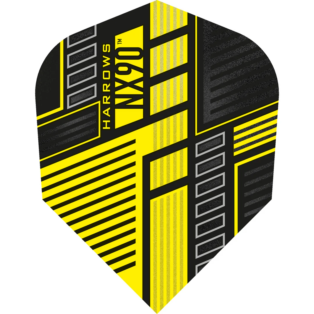 Harrows NX90 Dart Fligth No.2 - black yellow