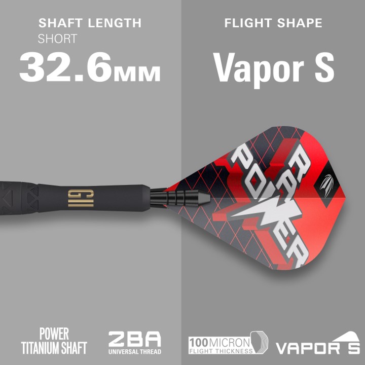 Phil Taylor Raw Power G11 95% Soft Tip Darts 2024 - Softdart