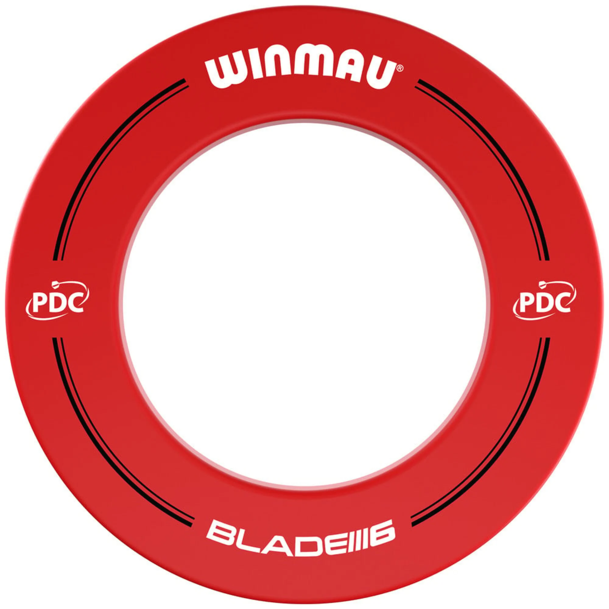 Winmau PDC Dartboard Surround - Red
