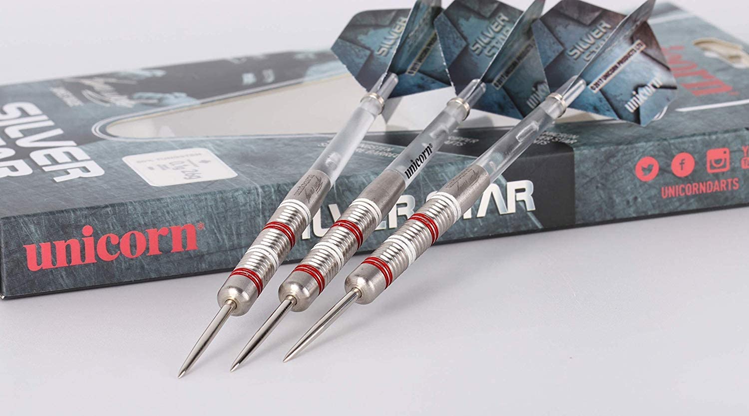 James Wade Silver Star Unicorn - Steeldart