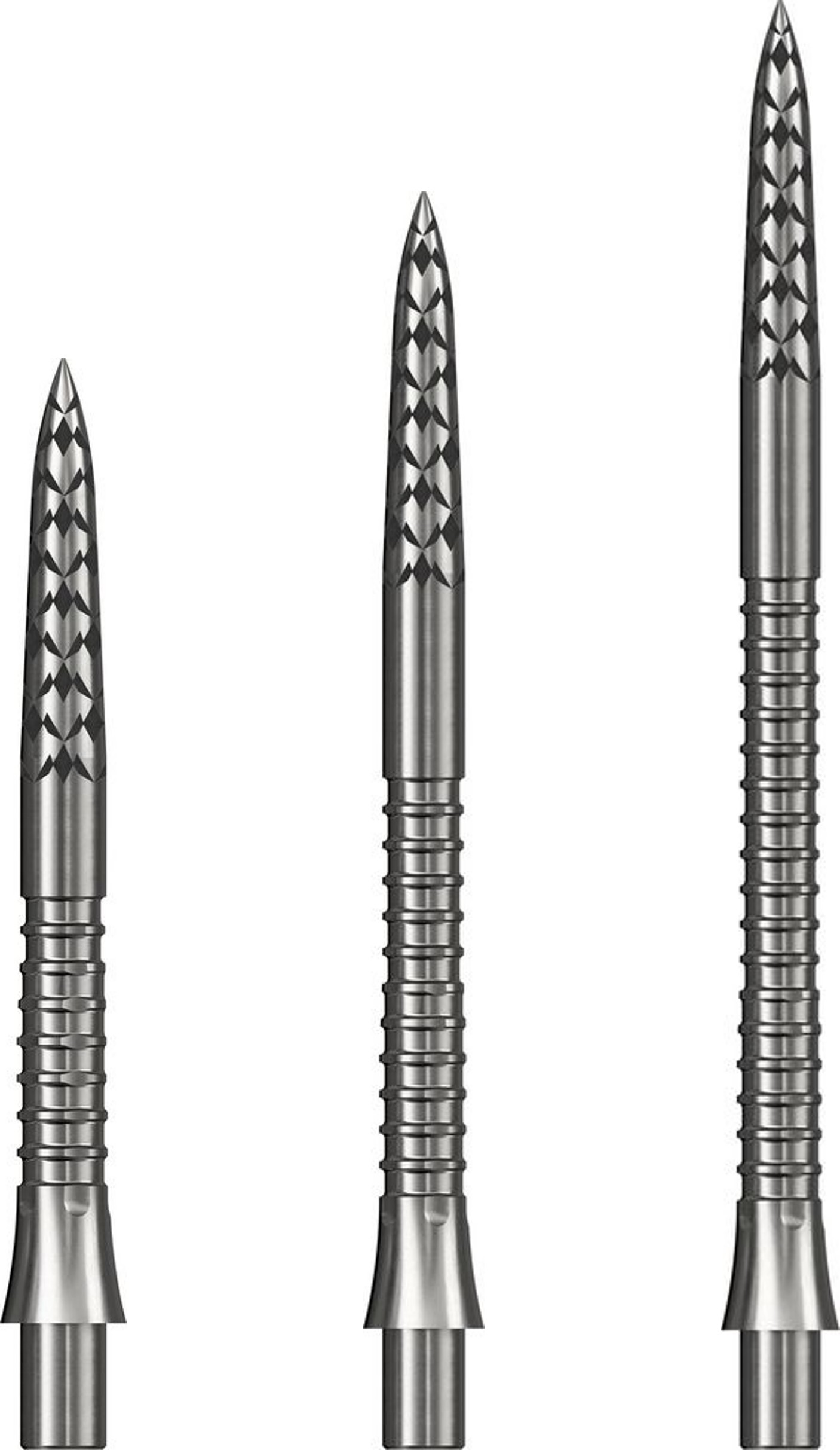 Mission Caliburn EVO Dart Points - GV Logo Wechselspitzen - Silver