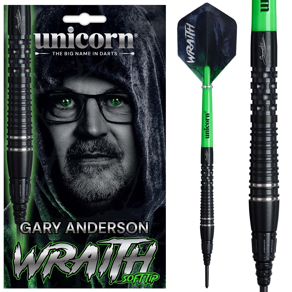 Gary Anderson Phase 6 - Unicorn Wraith 90% Tungsten - Softdart