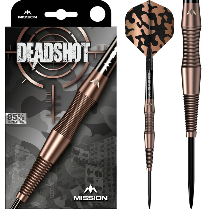 Mission Dead Shot Darts - 95% Bronze - Steeldart