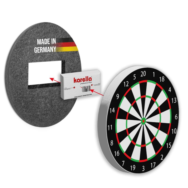 Karella Schallschutz für Steel-Dartboards