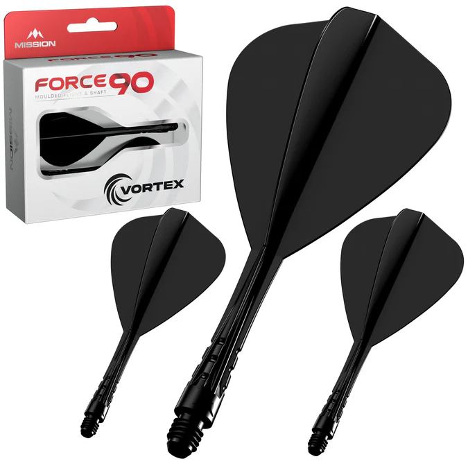 Mission Force 90 Vortex - Flight-Shaftsystem - Kite - black