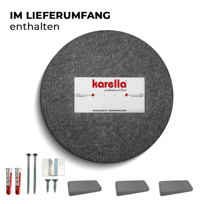 Karella Schallschutz für Steel-Dartboards