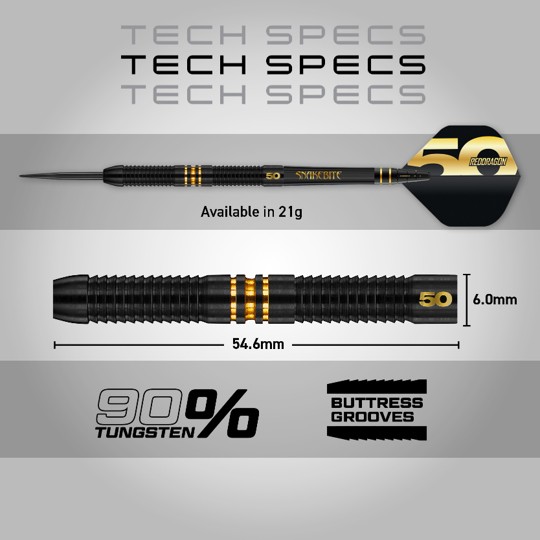 Peter Wright - 50 Years Red Dragon - Limited Edition - Steeldart