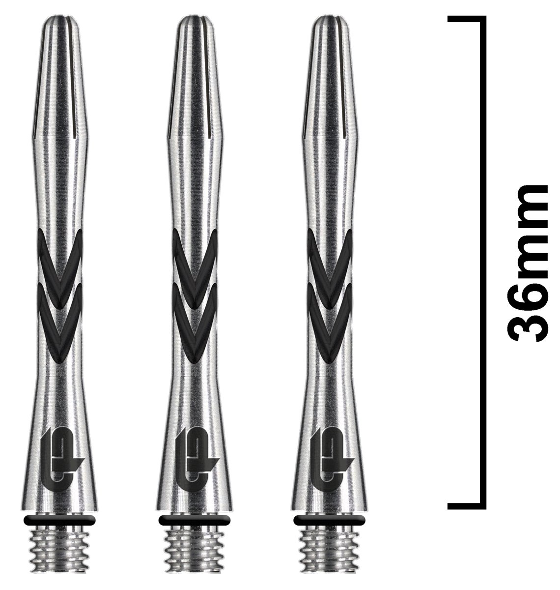 Gerwyn Price - Iceman - V-Groove RedDragon Aluminium Shafts - Black