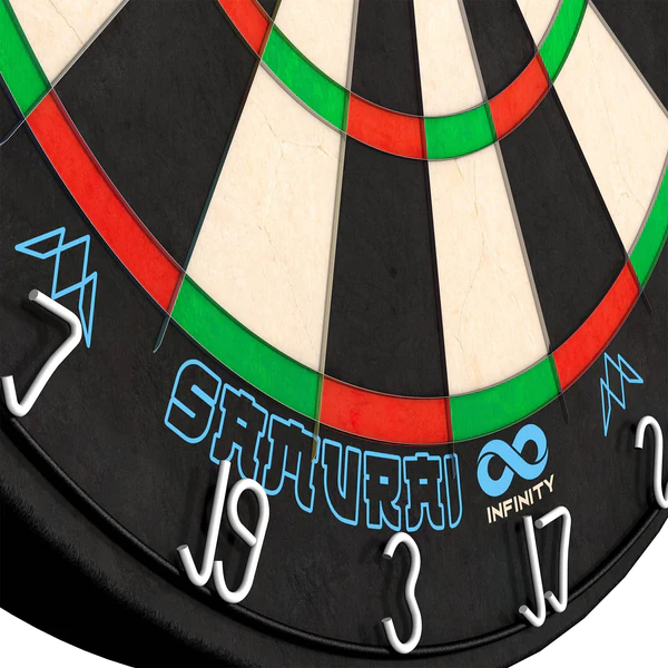 Samurai Infinity Mission Professional Dartboard - Black Ring