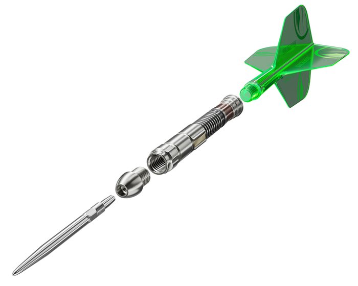 Star Wars - Target Luke Skywalker Jedi Knight Lightsaber - First Edition 95% Tungsten - Steeldarts