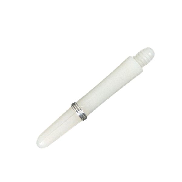 Nylon Karella Shaft mit Federring - weiss