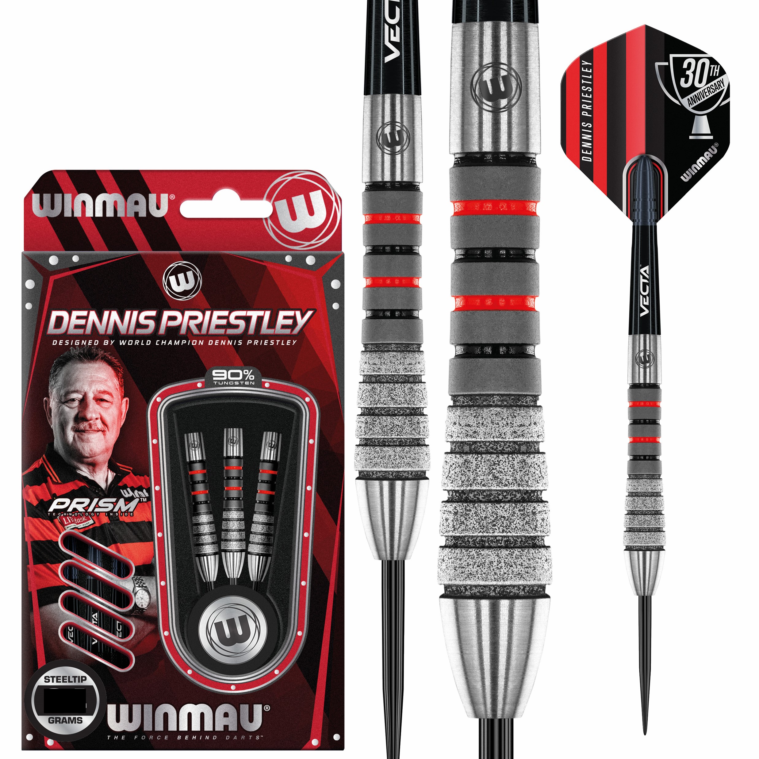 Dennis Priestley Diamond 3-Zero Winmau - Steeldart