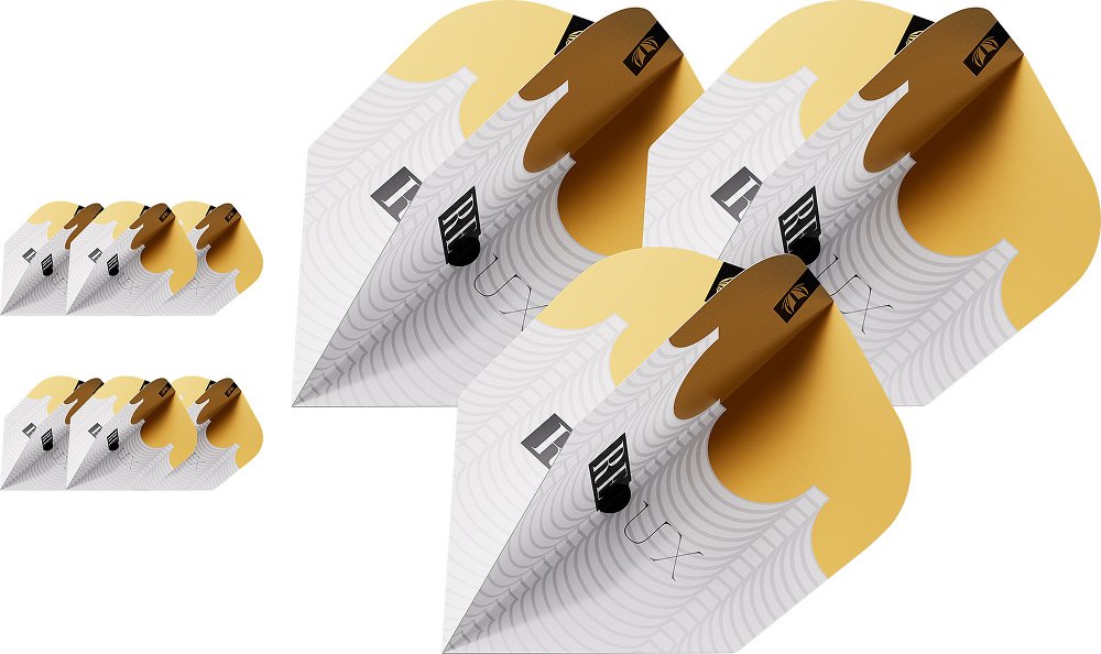 Redux PRO Ultra No.6 - 9 Stück Baggad Flights - gold/white