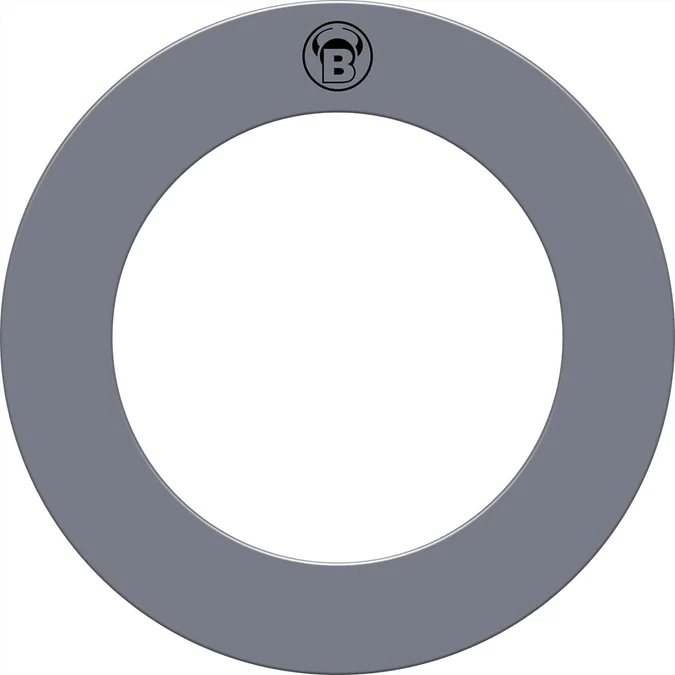 Bull's Premium PU Dartboard Surround - Grau mit Aufdruck