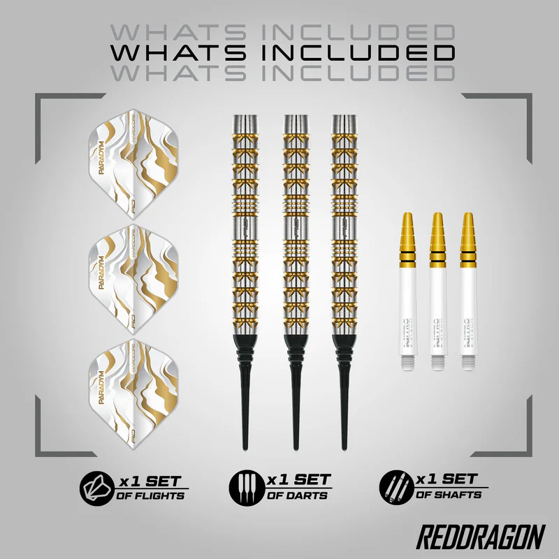 RedDragon - Paradym Gold Parallel - Softdart
