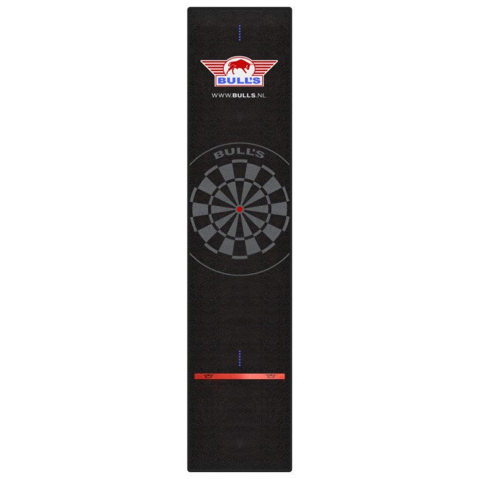 Bulls NL Carpet Dartmatte inkl. Oche 300 x 60 - Black/Red