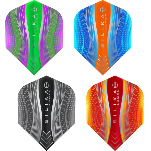 Harrows Silika Dart Flights No.6 - Purple/Green
