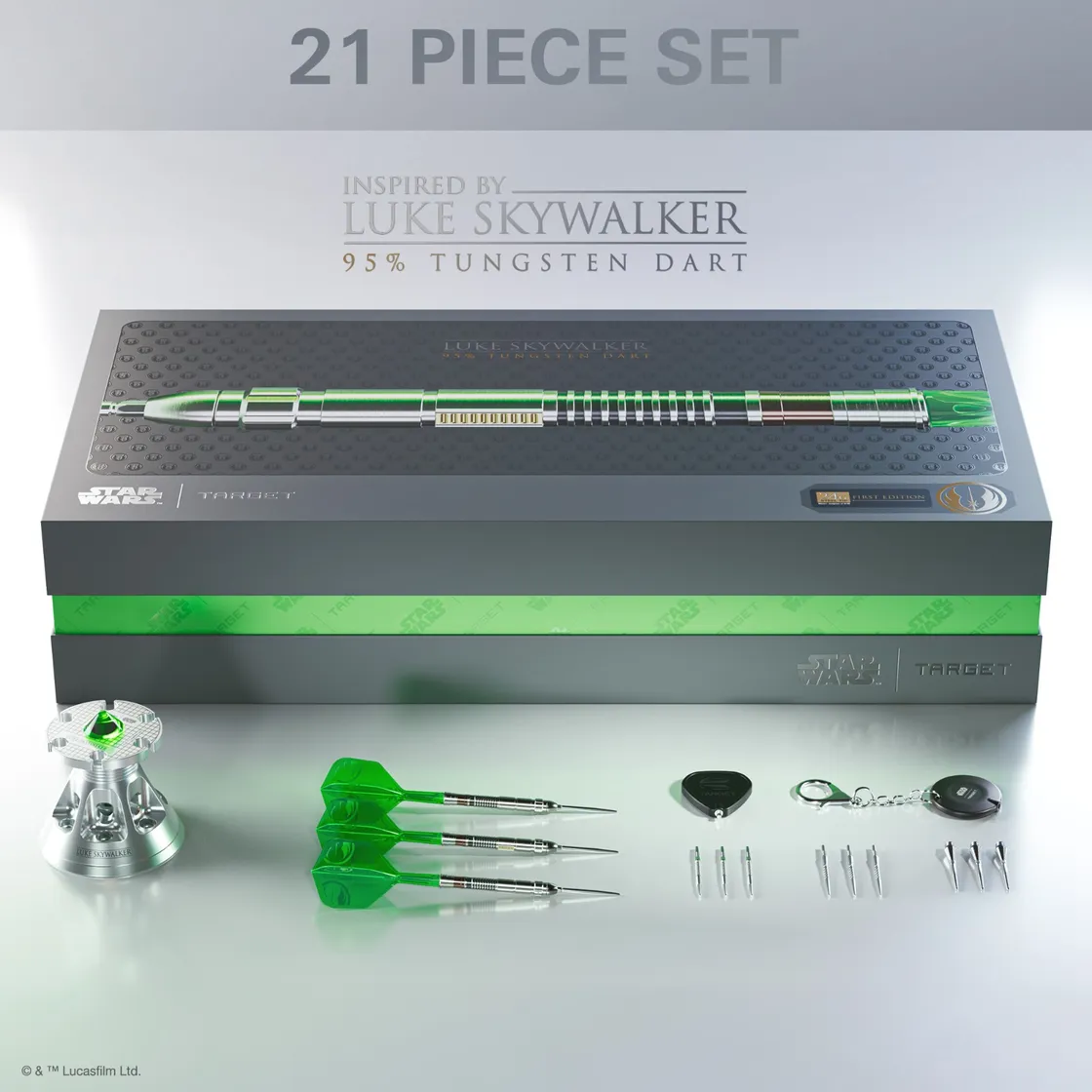Star Wars - Target Luke Skywalker Jedi Knight Lightsaber - First Edition 95% Tungsten - Steeldarts