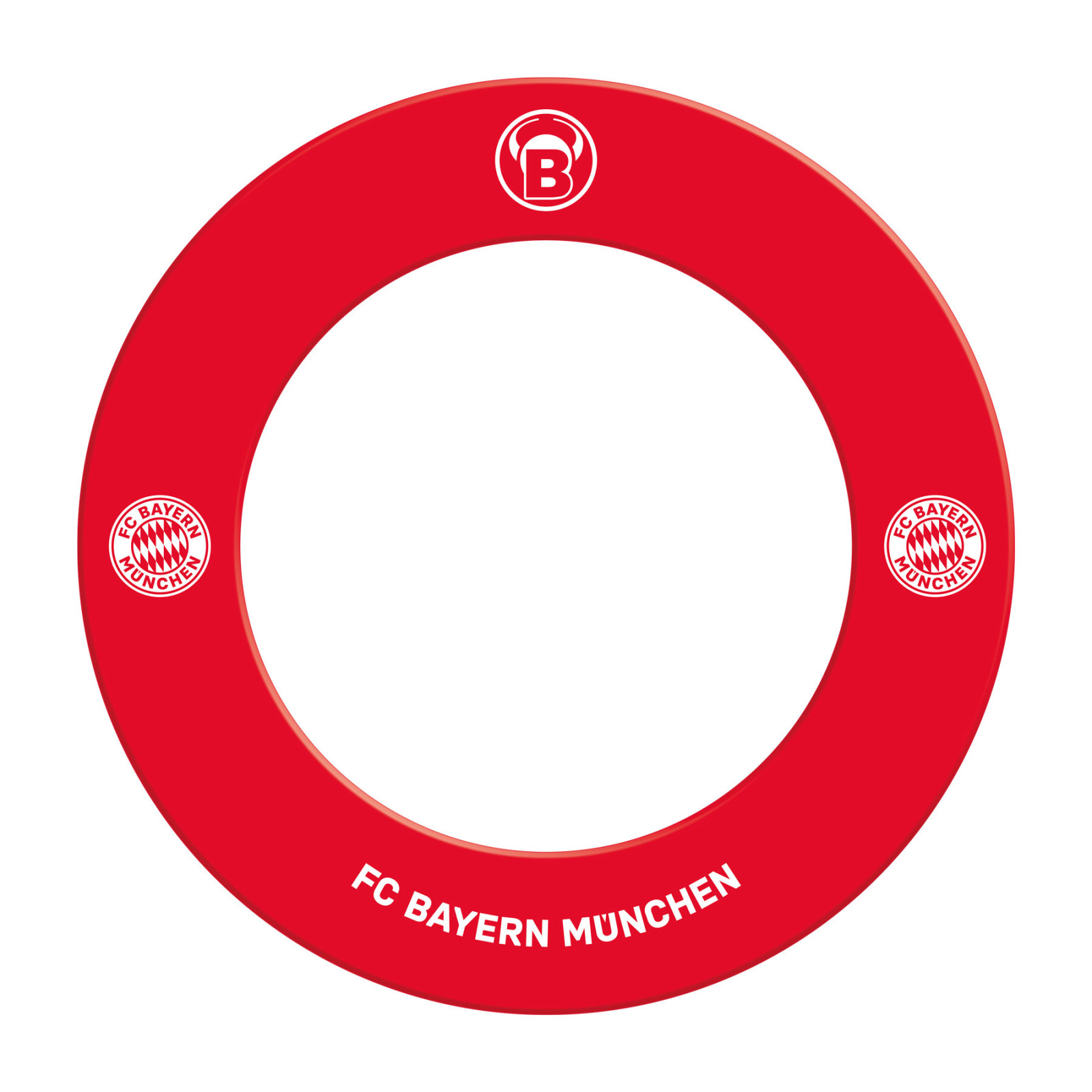 Bull's Premium Dartboard Surround - FC Bayern München - Rot mit Aufdruck