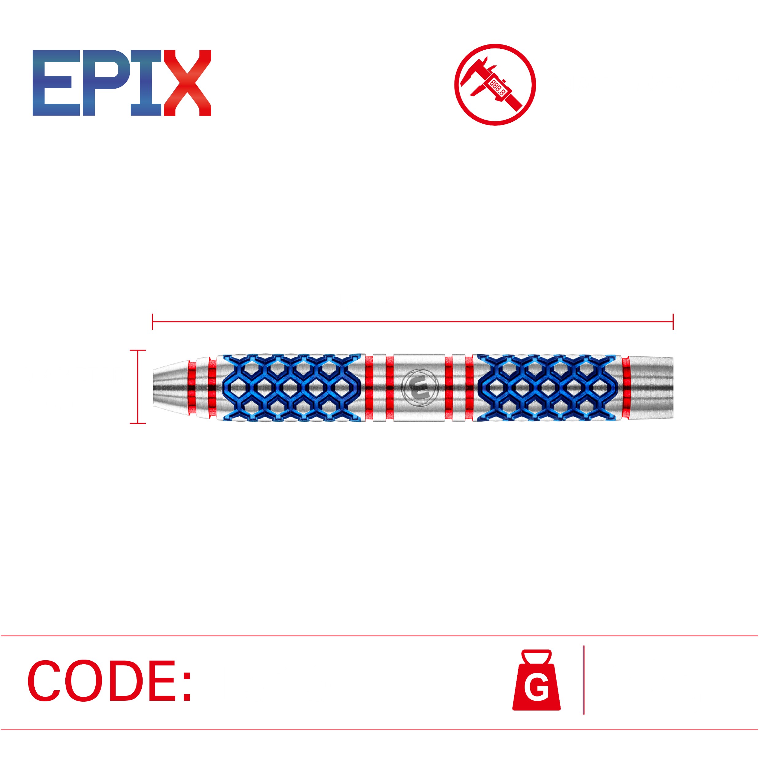 Winmau Epix 90% Tungsten - Steeldart
