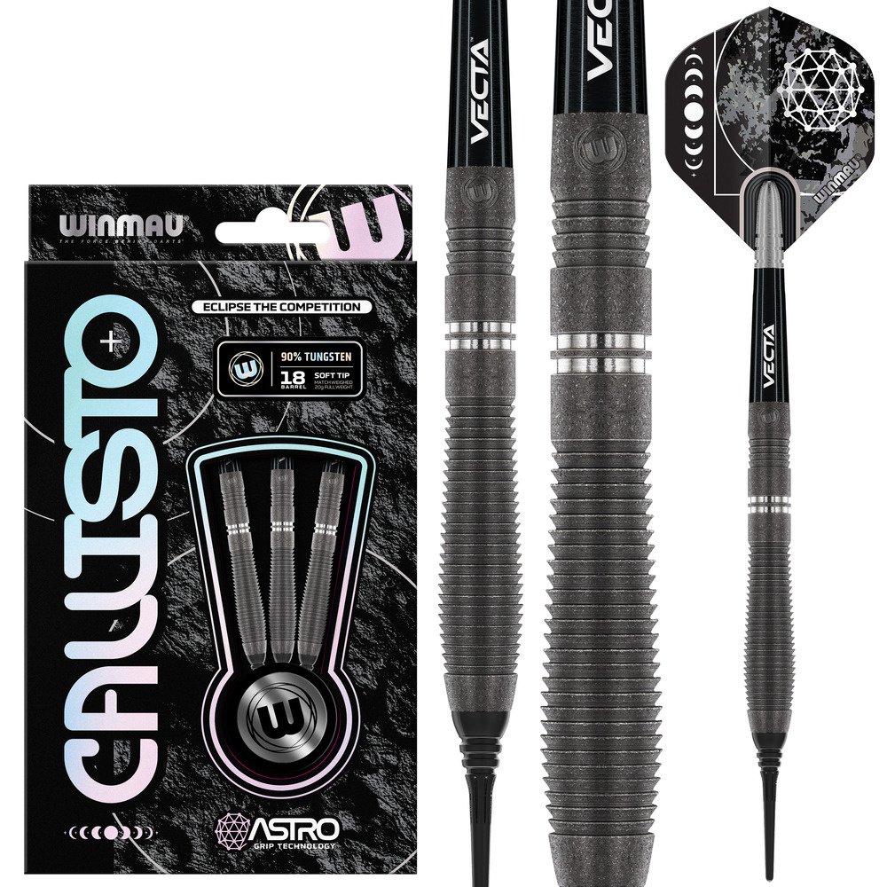 Winmau Callisto2 - 90% Tungsten - Softdart