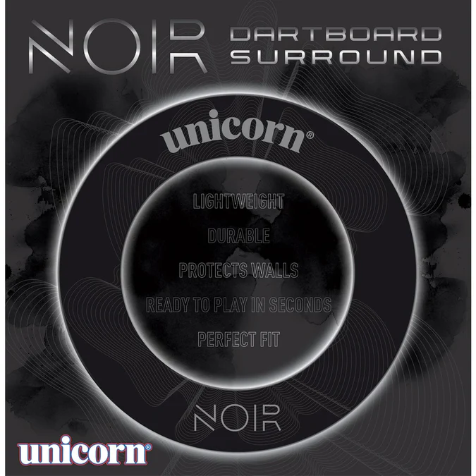 Unicorn Professional Dartboard Surround Noir - Schwarz