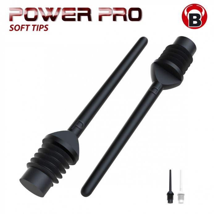 Bull's PowerPro Dartspitzen - Schwarz
