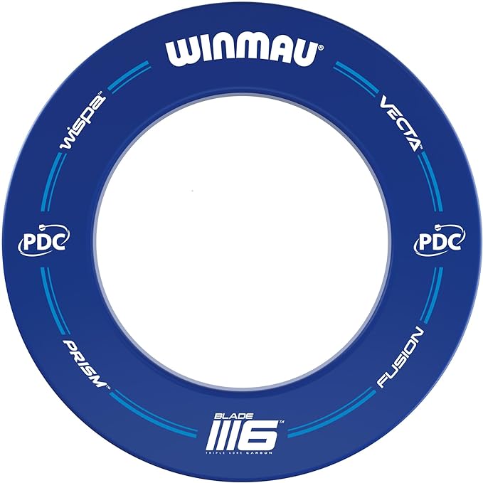 Winmau Dartboard Surround mit Aufdruck - Blau