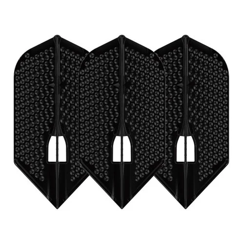 L-Style L6 Pro Champagne Dimple Slim Flights - Black