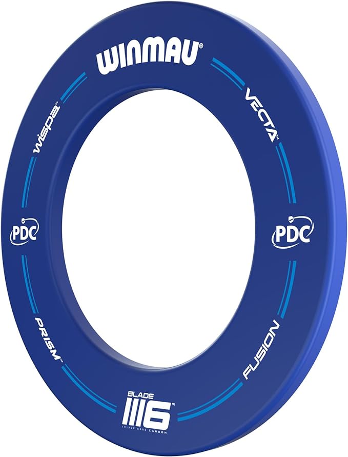 Winmau Dartboard Surround mit Aufdruck - Blau