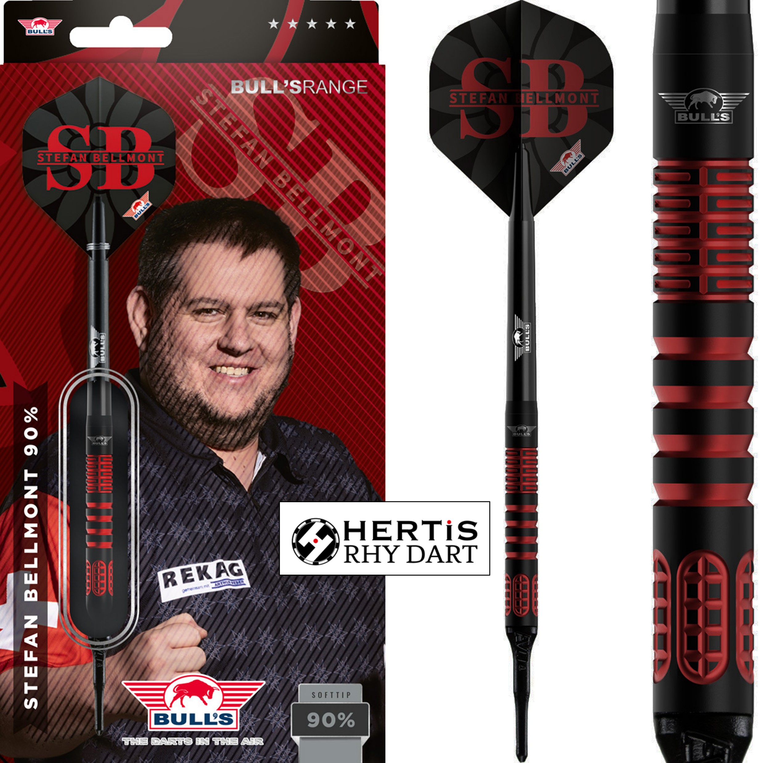 Stefan Bellmont Bull's NL 90% - Swiss Dartspieler - Softdart