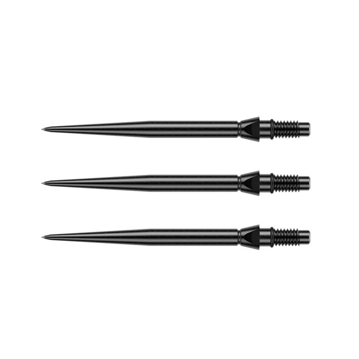 Winmau Switch Point Smooth - Wechselspitzen Schwarz