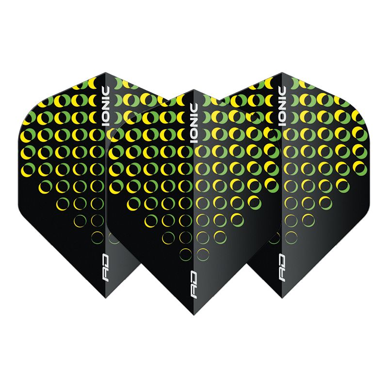 Hardcore Ionic Circles Flights RedDragon - Yellow