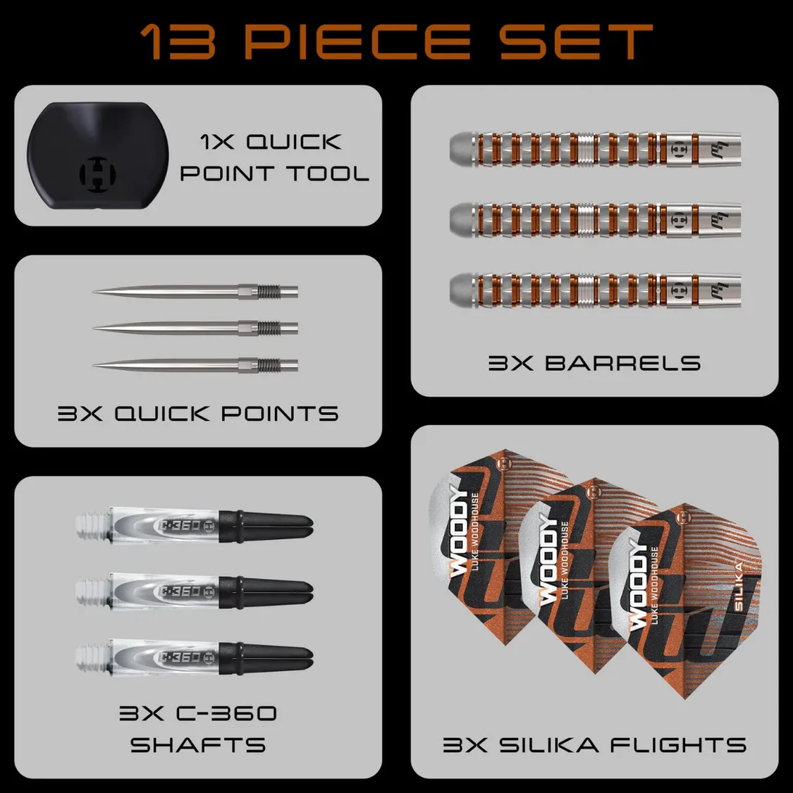 Luke Woodhouse Series 3 - Harrows Quick Point System - Steeldarts