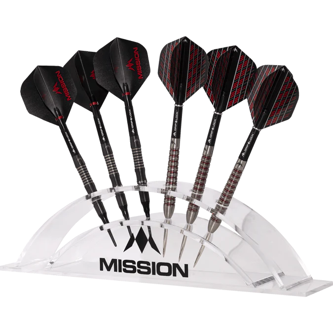 Mission Display für 6 Darts - Dartständer aus Acryl