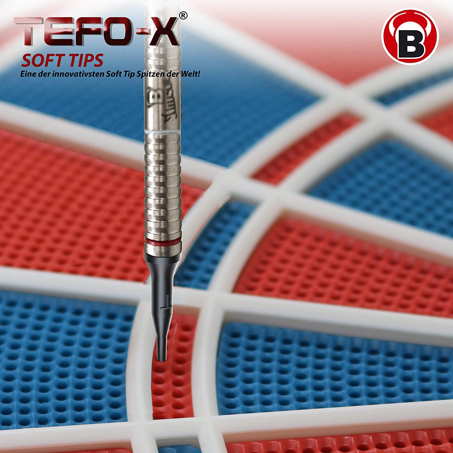 Bull's Tefo-X Soft Tips - Schwarz